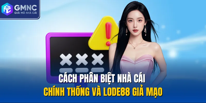 Cách phân biệt nhà cái chính thống và Lode88 giả mạo